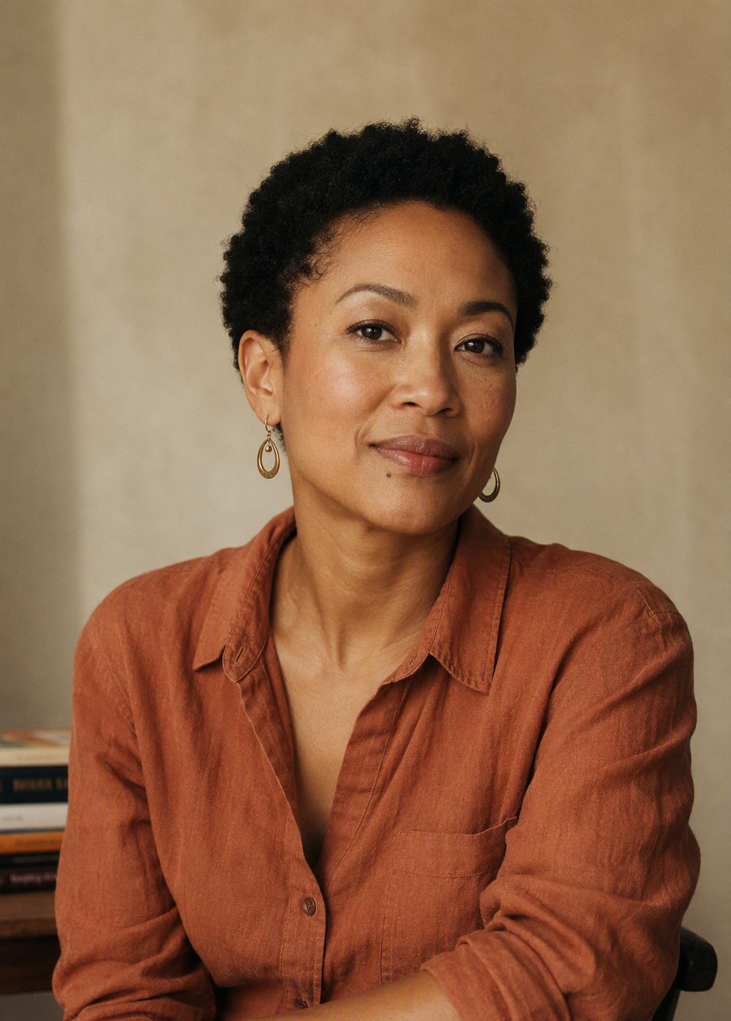 Portrait of author Vera Okonkwo